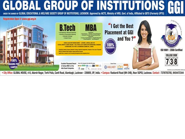  from Global Group Of Institutions, Lucknow