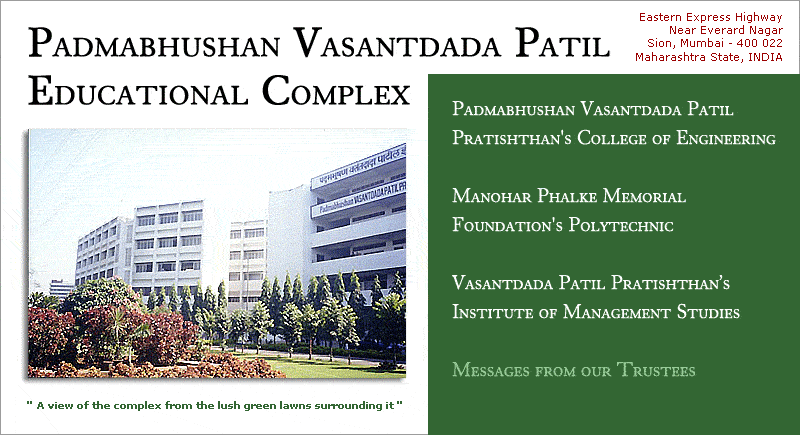  from Padmabhushan Vasantdada Patil Prathishthans College of Engineering, Mumbai