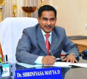 Dr. Srinivasa Mayya D., dean/principal of Srinivas Institute of Technology, Mangalore